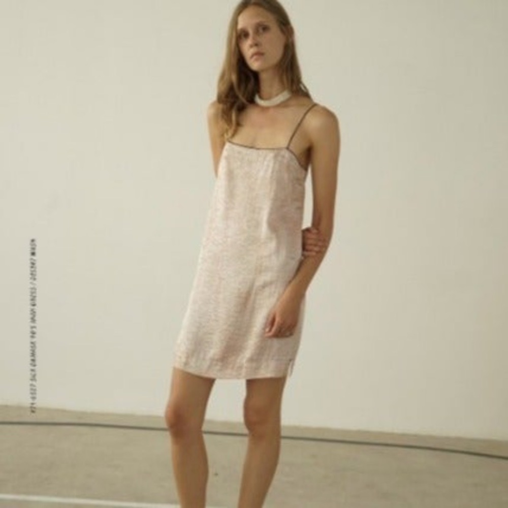 Raquel Allegra Silk Damask 90s Mini Dress.
Size 0